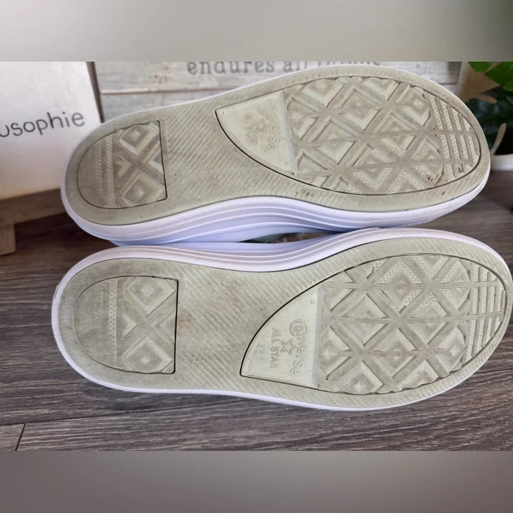 Converse Chucks All Star Move High Top Platform Sneaker Ombre Light Dew 8.5 - Picture 7 of 8